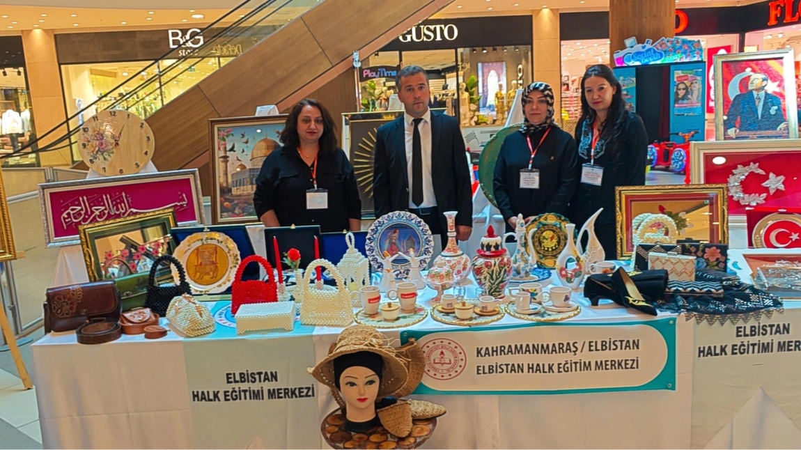 Elbistan Halk Eğitimi Merkezimiz, Hayat Boyu Öğrenme İl Ortak Sergisinde Yerini Aldı
